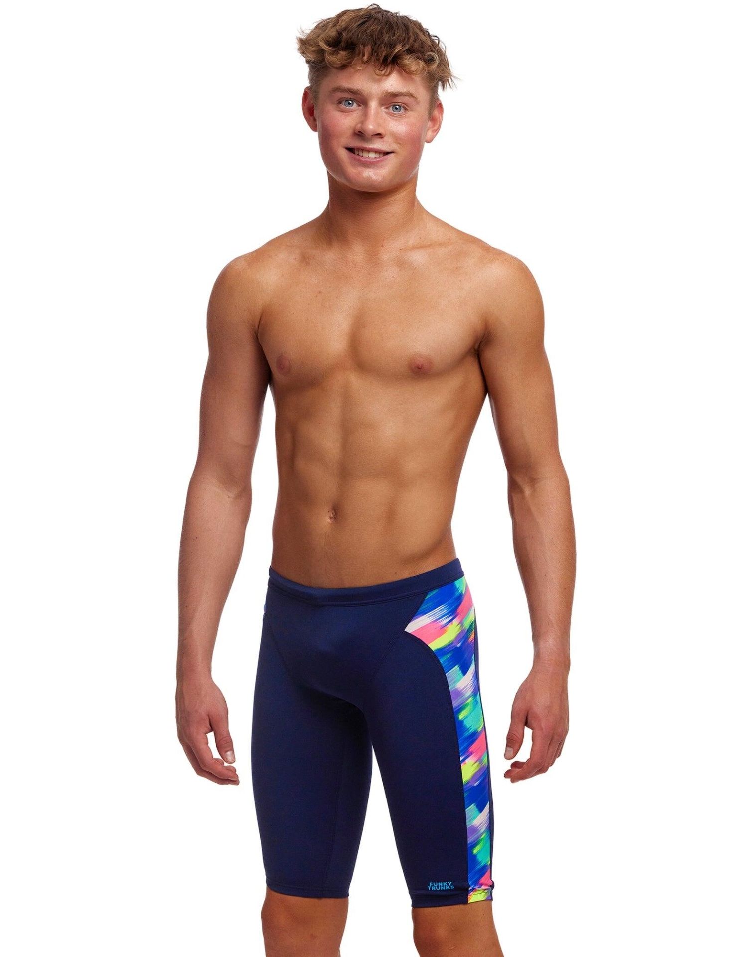 Spodenki FUNKY TRUNKS Streaky Strokes - jammery chłopięce 140-152cm/10/UK26