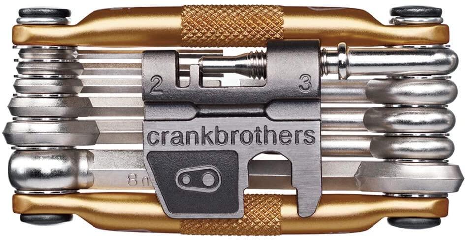 Crank Brothers narzędzie wielofunkcyjne, 17 narzędzi w 1, złoto, jeden rozmiar CB-35117