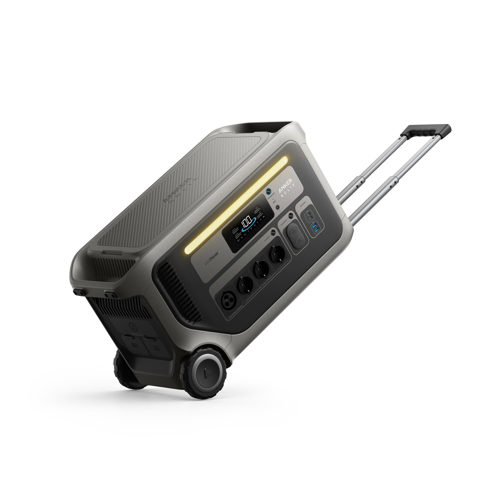 Anker SOLIX F3000 przenośna stacja zasilania – Akumulator 3072 Wh, generator solarny 4x3600W