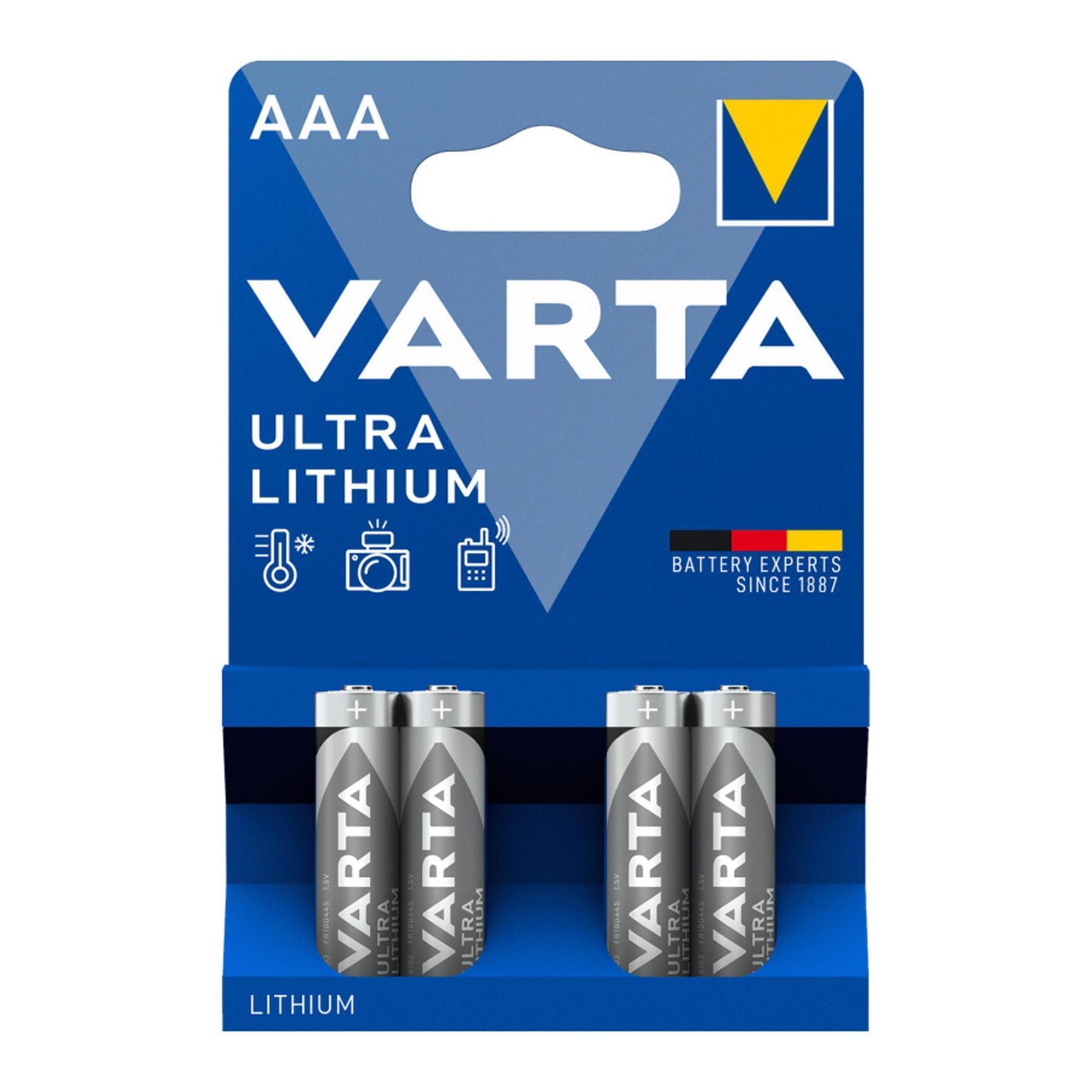 Varta Professional Lithium Micro AAA LR 03 - 4 sztuki 06103301404