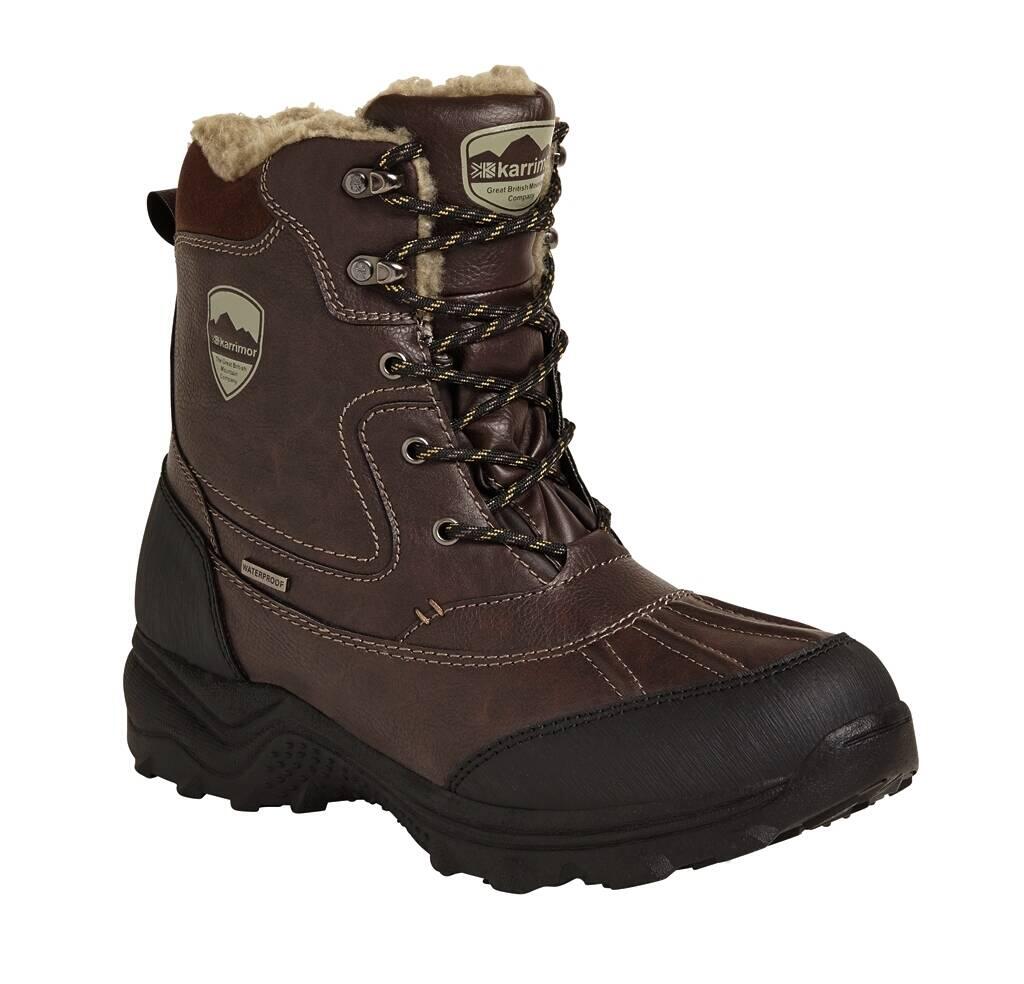 Buty trekkingowe męskie Karrimor MĘSKIE OCIEPLANE BUTY ZIMOWE SNOW CASUAL K815-BRN