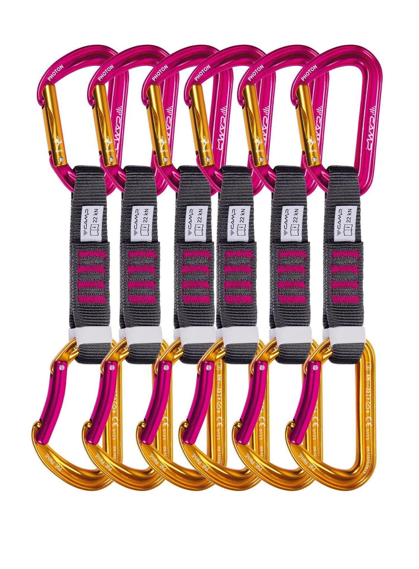 Ekspresy wspinaczkowe Camp Photon Express KS Janja 12 cm 6 Pack