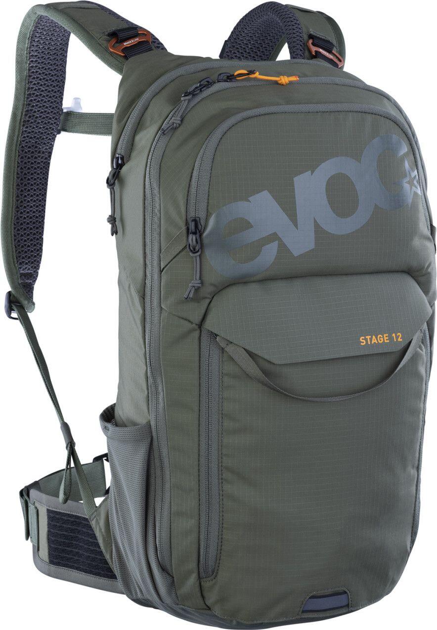 Plecak rowerowy Evoc Stage 12 L dark olive