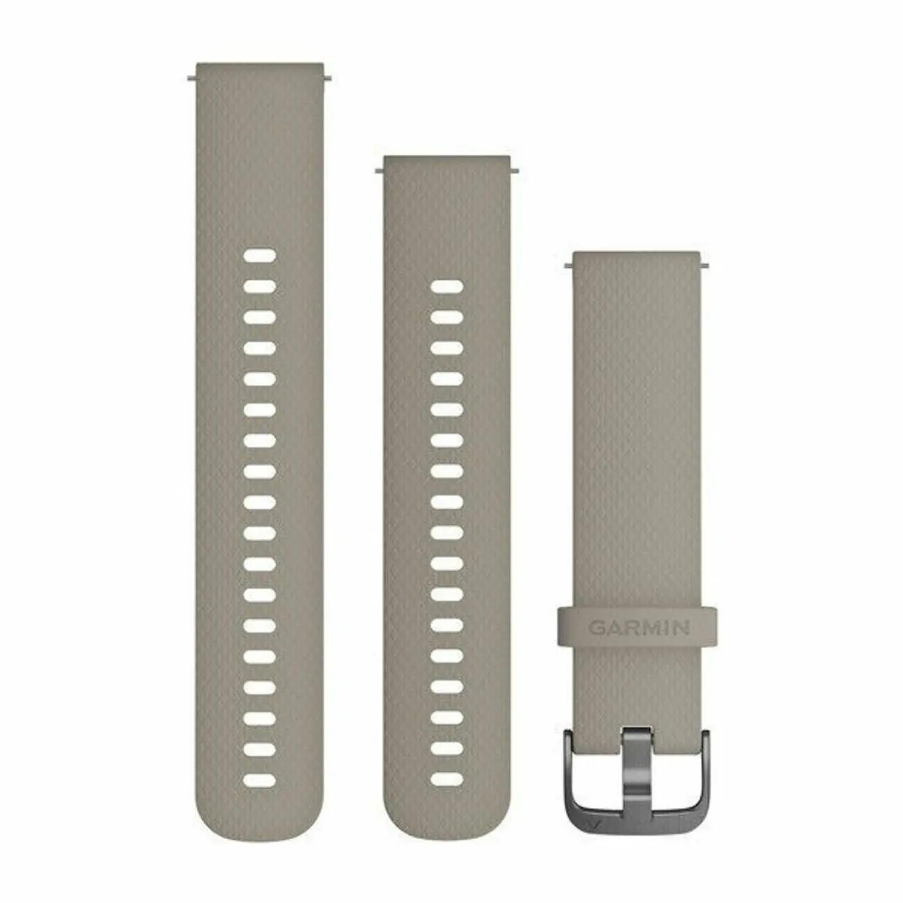 Garmin Pasek ze skóry włoskiej Vivoactive 3/Vivomove HR/Forerunner 645/Forerunner 245 - biały [010-12691-0B] 010-12691-0B