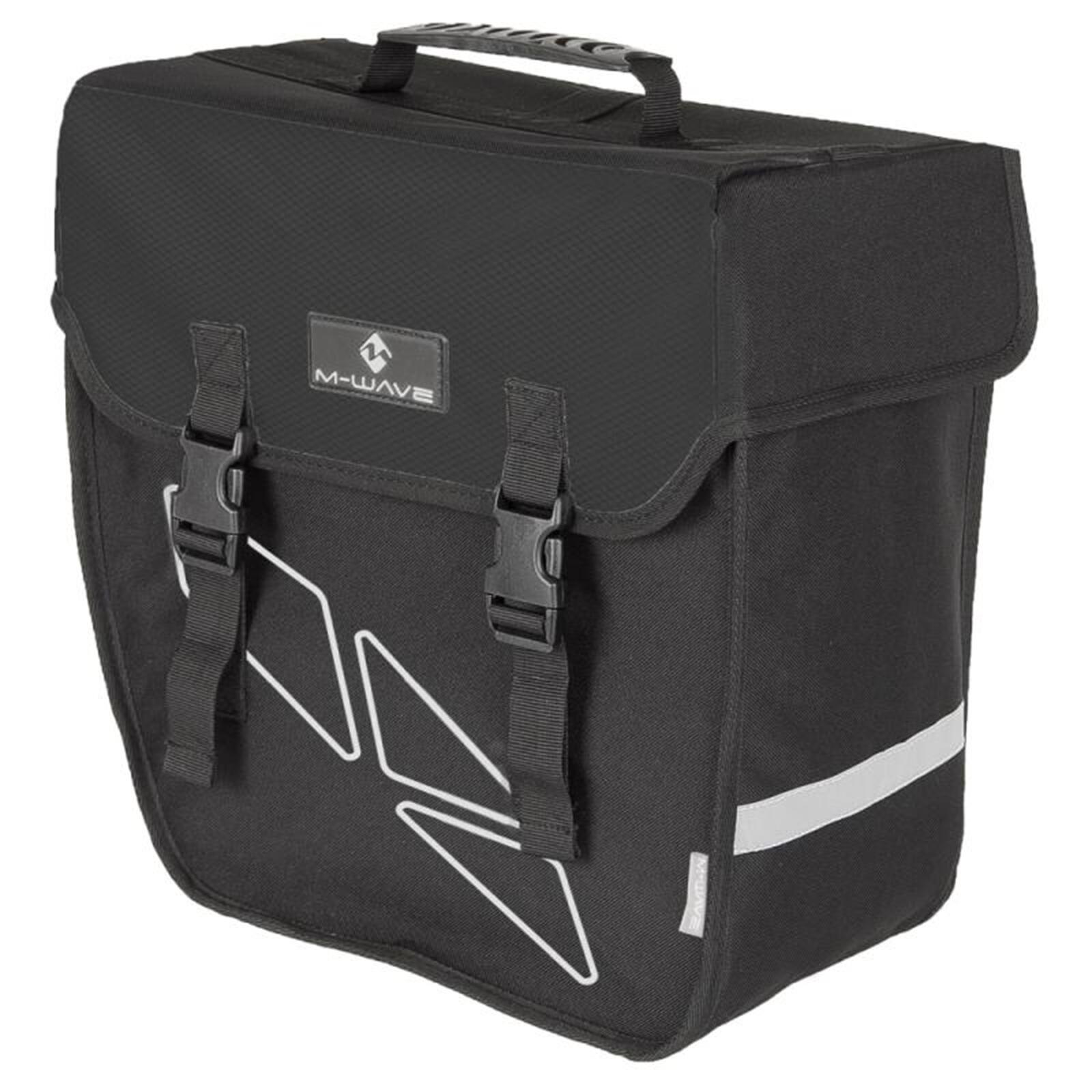 M-Wave Amsterdam Single Torba Rowerowa, Czarna, 18 L (122320)