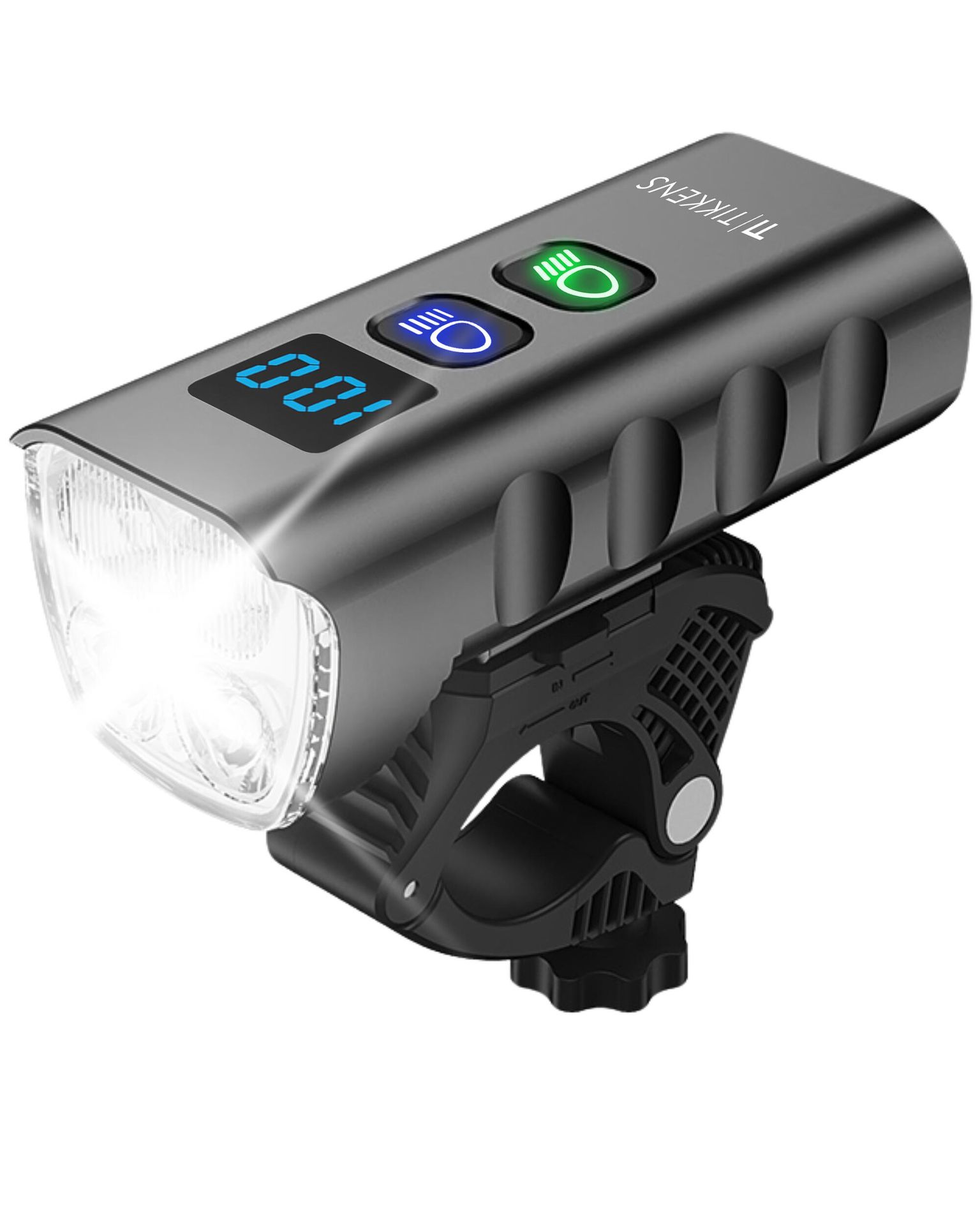 Lampka rowerowa LED 1600 Lumenów - Lampka rowerowa USB Akumulatorowa - Powerbank