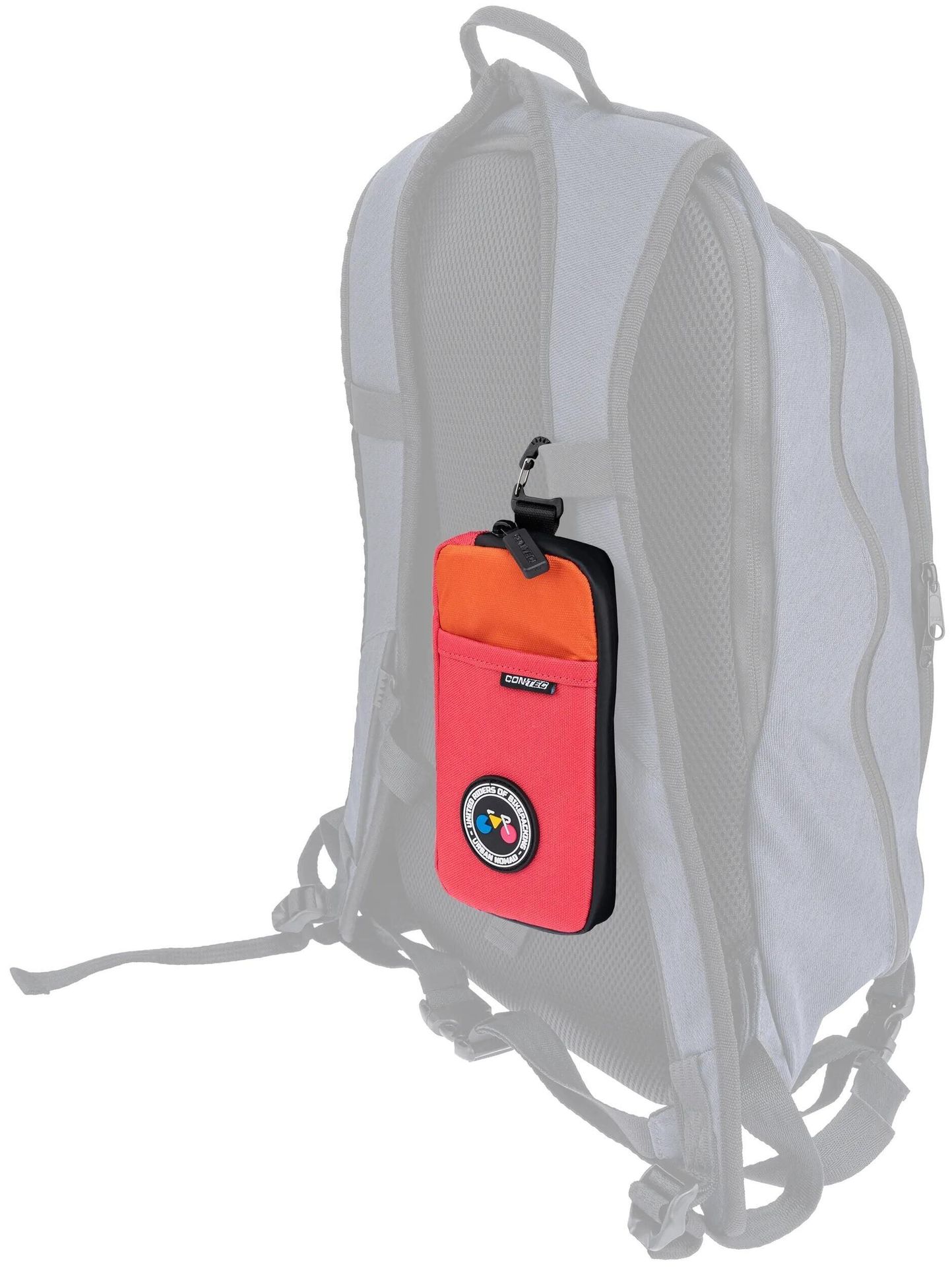 CONTEC Urban Nomad Wallet — etui na smartfona i portfel miejski, pomarańczowe