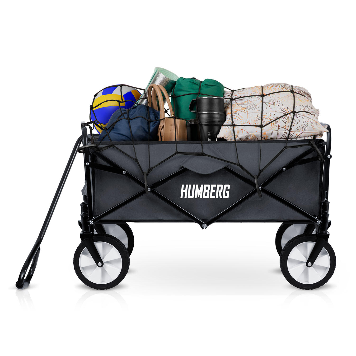 Wózek transportowy, składany z siatką 80L Humberg HM-511 EDUKAMP