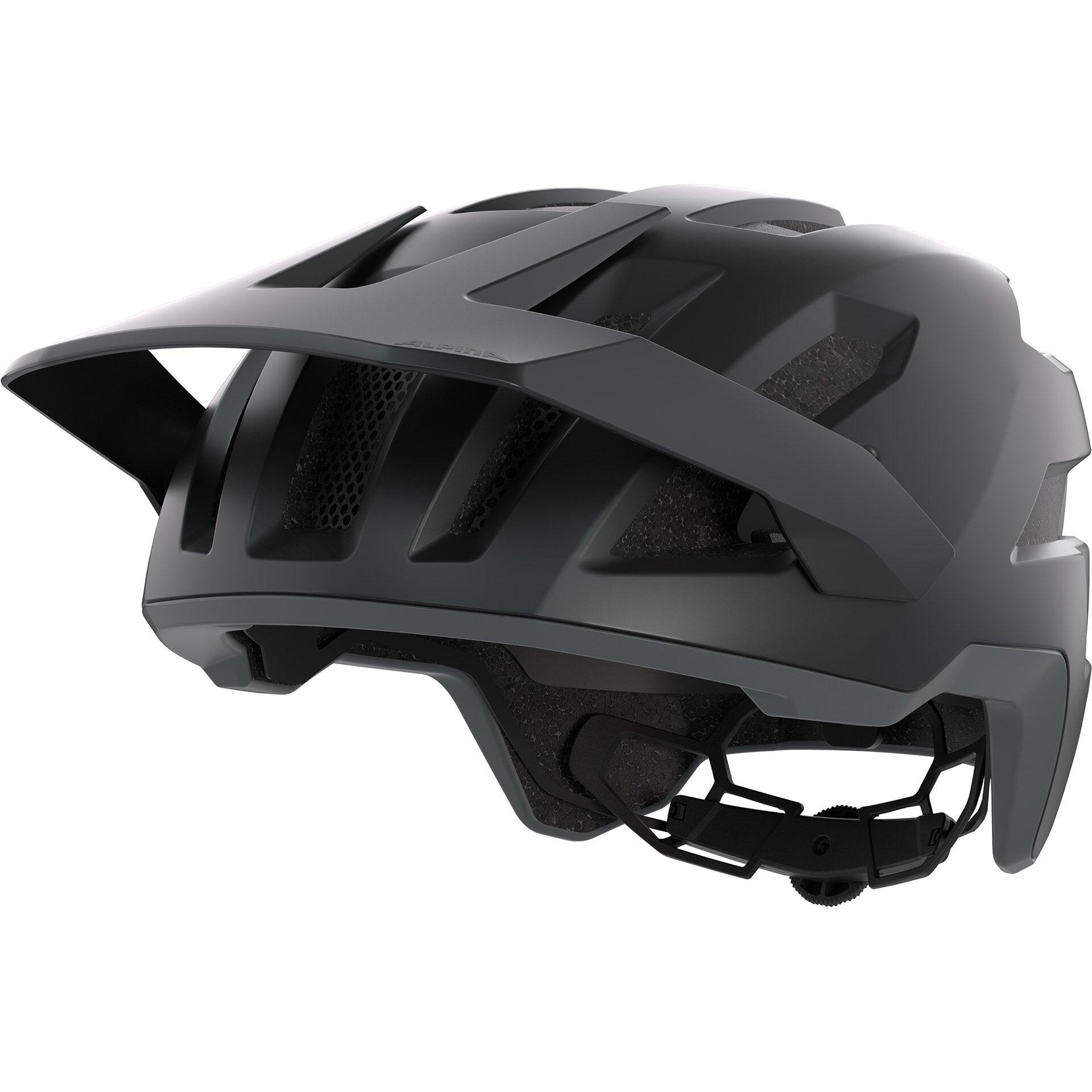 Kask rowerowy Olympic Sportswear Taunus 52-56 mat czarno-szary