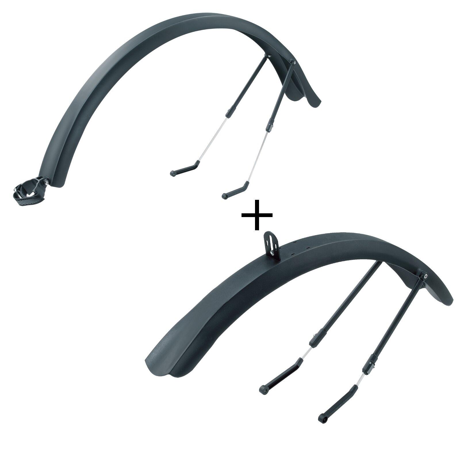 Topeak Błotniki DeFender TX czarny / Montaż: komplet TC9650