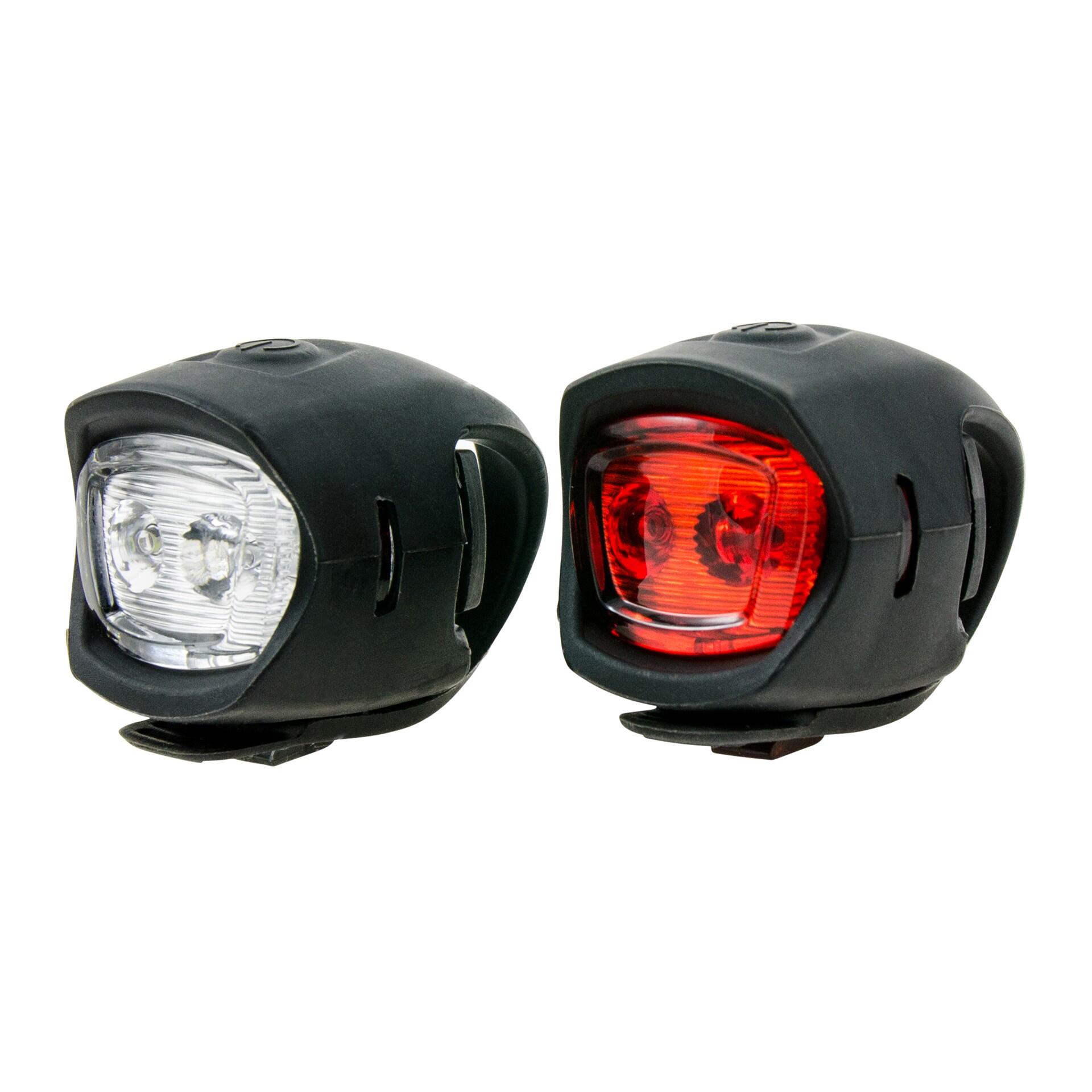 Zestaw lampek rowerowych SILI BLACK