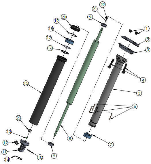Zestaw naprawczy Contec Ct Nara Drop Kit 80mm do rowerów