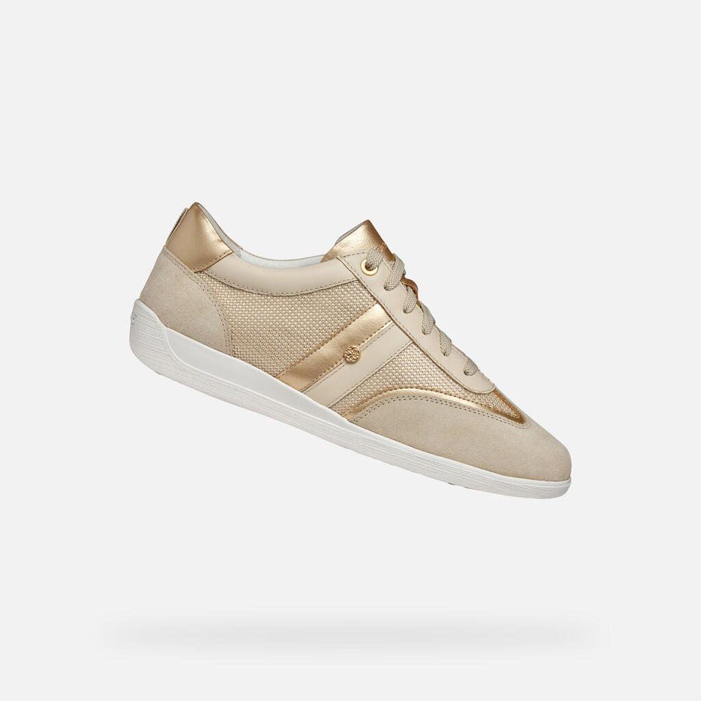 Buty GEOX D MYRIA Jasnobrązowy