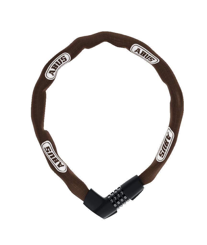 Abus Tresor 1385/85 48569 Zapięcie Zabezpieczające Do Roweru, Brązowe (Brown), 85 Cm (48569_Brown_85 cm)
