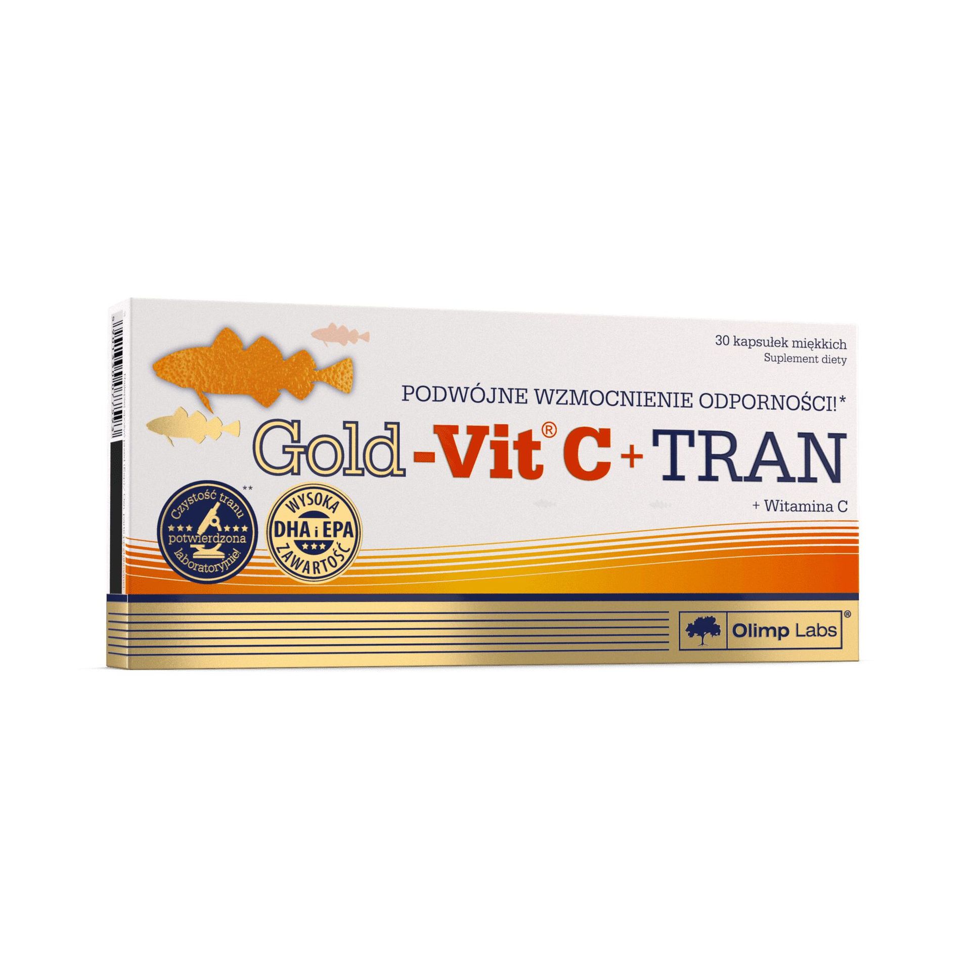 Olimp LABORATORIES Gold-Vit C + Tran 30 kapsułek