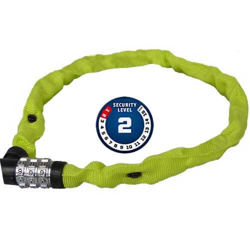 Abus łańcuch z zamkiem 1200/60, długość: 60 cm, żółty, 60 cm 563409