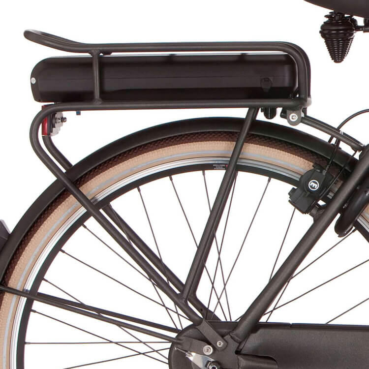 Cortina Bagażnik tylny E-U4 RU951 Bafang 130 mm czarno-złoty mat