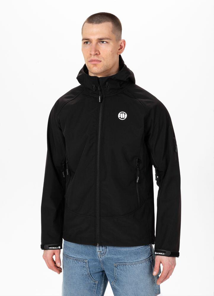 Kurtka z kapturem Pit Bull Softshell Rockfish II '24 - Czarna XXL