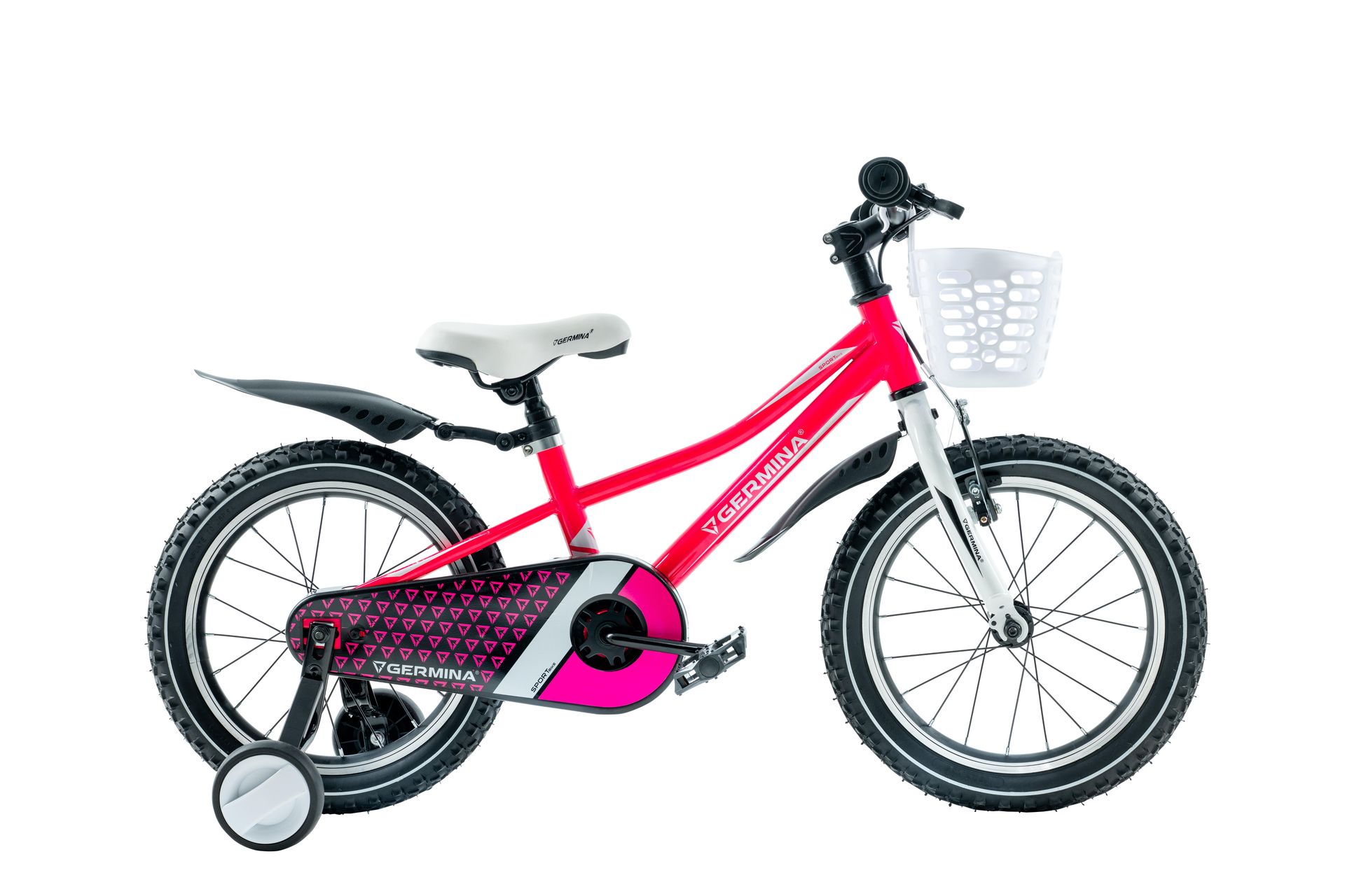 Rower GERMINA BMX 16 cali dla dziewczynki Różowy