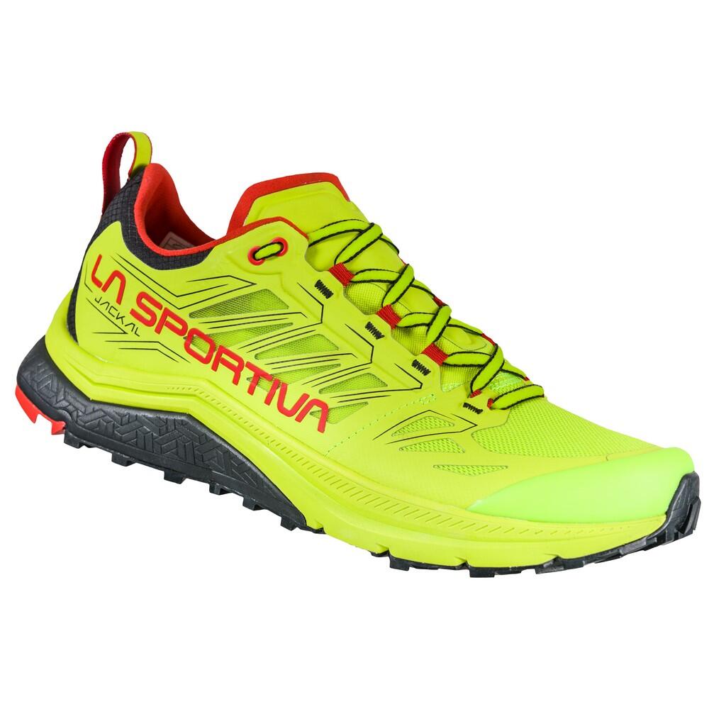 La Sportiva Jackal Buty do biegania Mężczyźni, neon/goji EU 41,5 2021 Buty trailowe 46B720314-41