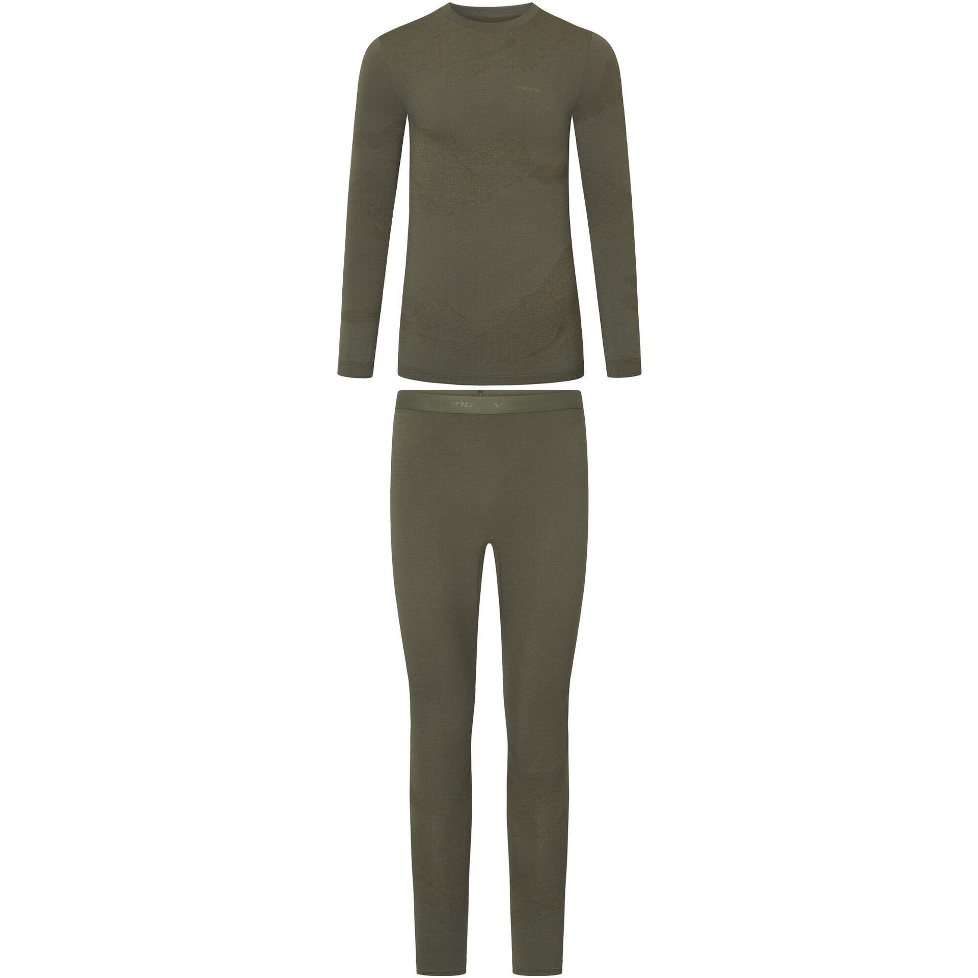 Bielizna termiczna męska Viking Set Gasher Man M wełna Merino