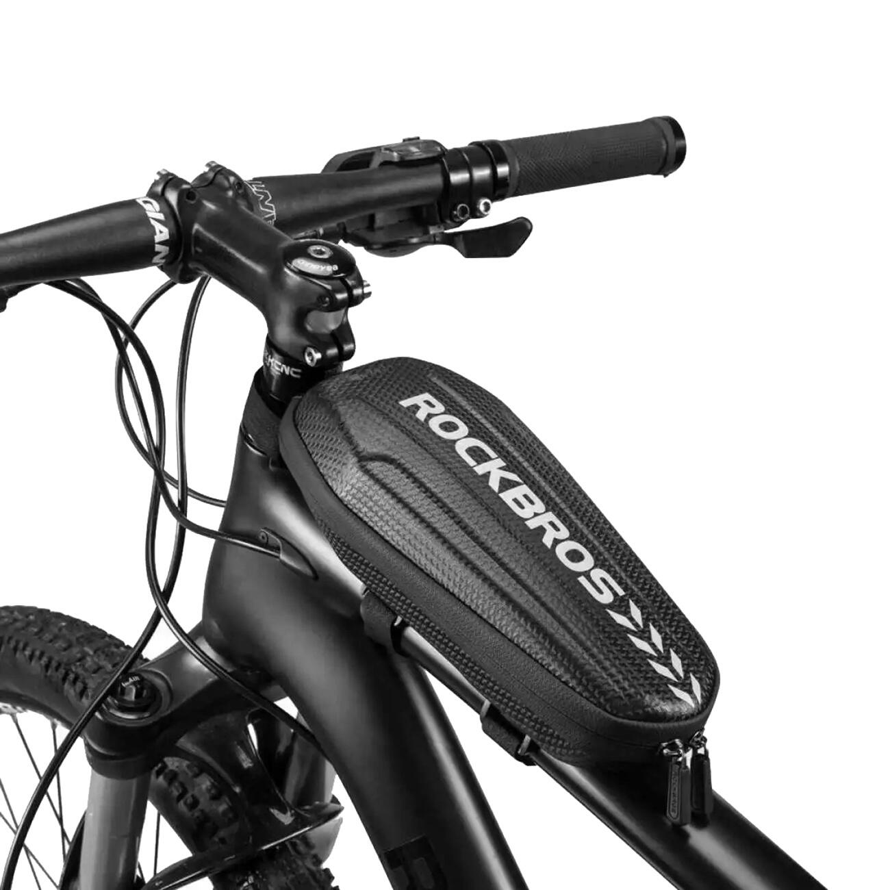 Torba rowerowa mocowana na kierownicę lub ramę 3l B62-1 - czarna ROCKBROS