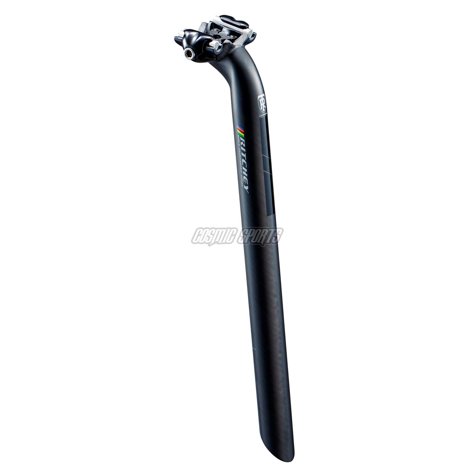 Ritchey Słup  WCS Carbon 1-Bolt, 25 MM, 31.6 X 400 mm, 7 X 7 mm podporami, Matte Carbon UD 41056117023