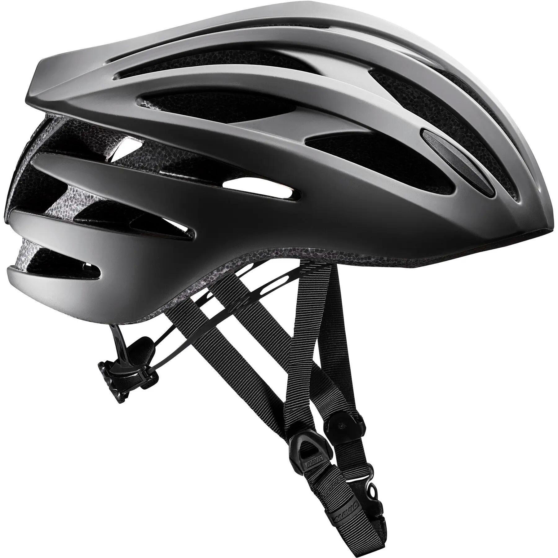 MAVIC Aksium Elite Kask rowerowy Mężczyźni, black metal M 54-59cm 2020 Kaski MTB L41006300-black metal-M