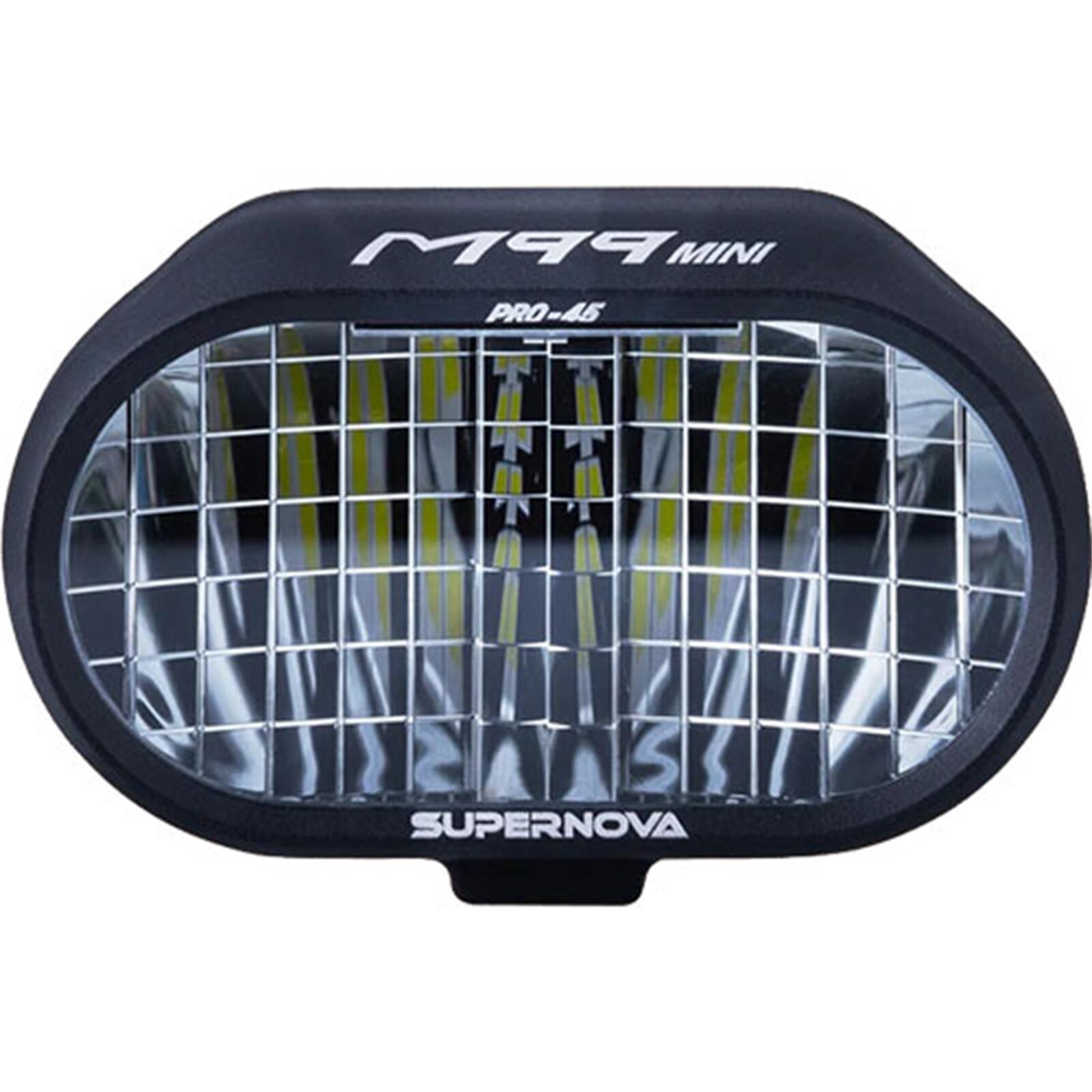PRO Supernova Supernova M99 Mini 45 E-Bike Front Light, black 2021 Oświetlenie do rowerów elektrycznych U-M99MIPC-E-MBLK