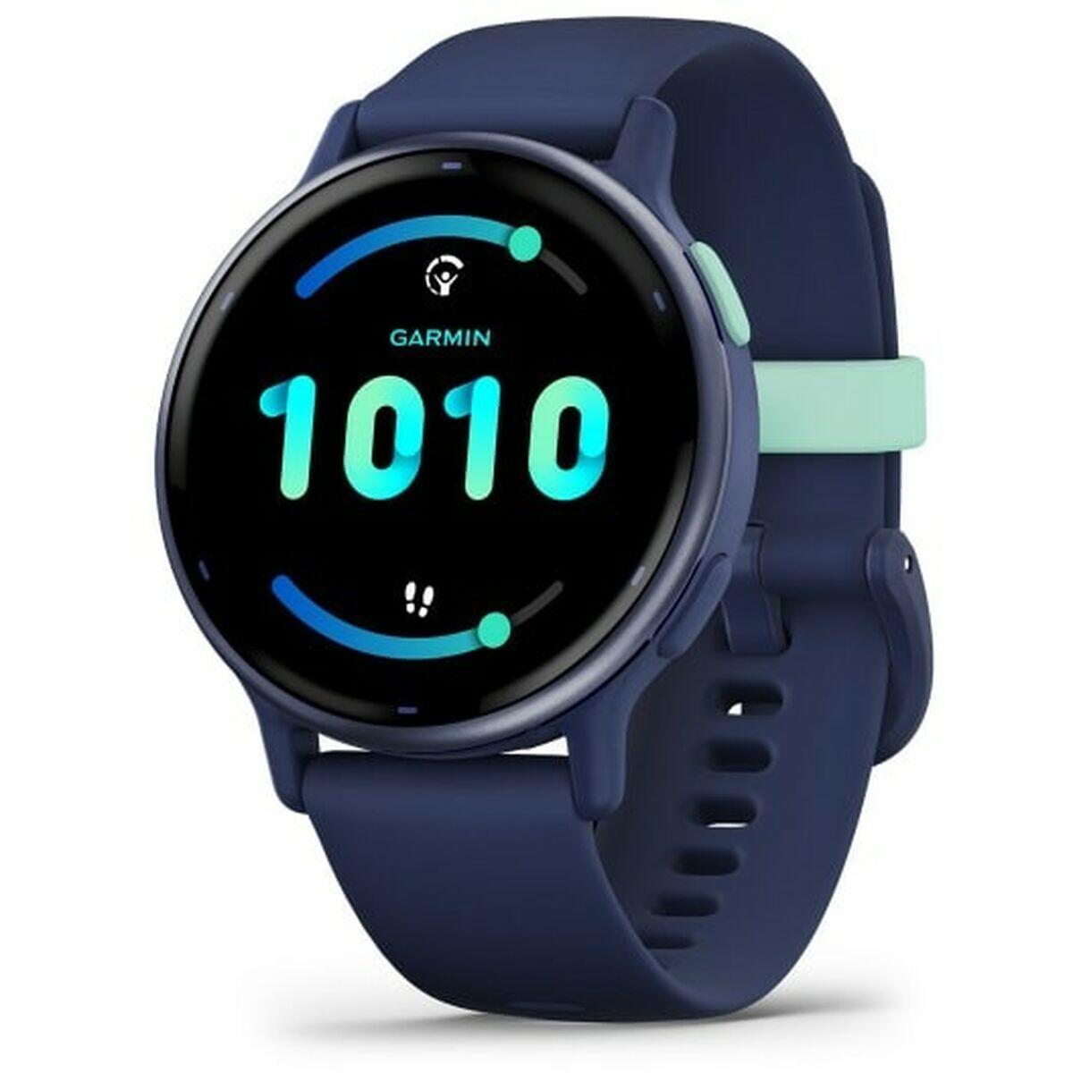 Zegarek Garmin 010-02862-12 Vivoactive 5 w kolorze Navy z kopertą w kolorze Navy i silikonowym paskiem