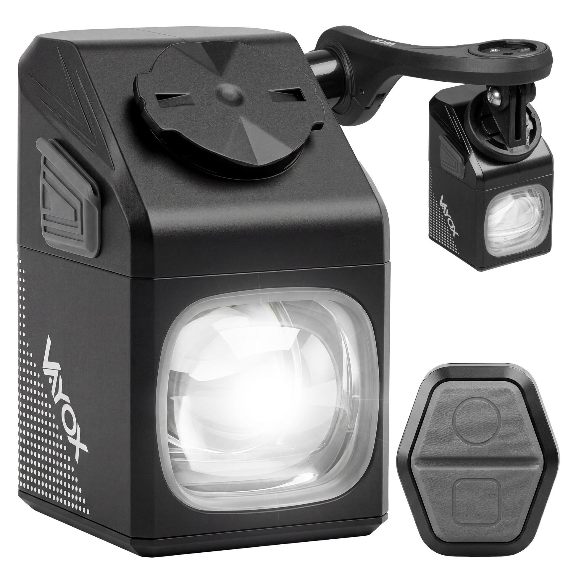 Lampka rowerowa przednia z uchwytem licznika Vayox VAF1000PRO 1000lm USB-C