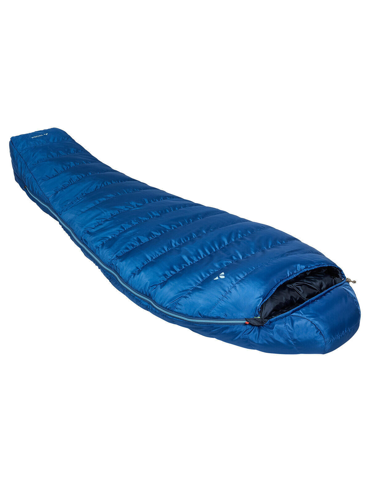 VAUDE Hochgrat 300 XL DWN Sleeping Bag, niebieski Left Zipper 2022 Śpiwory