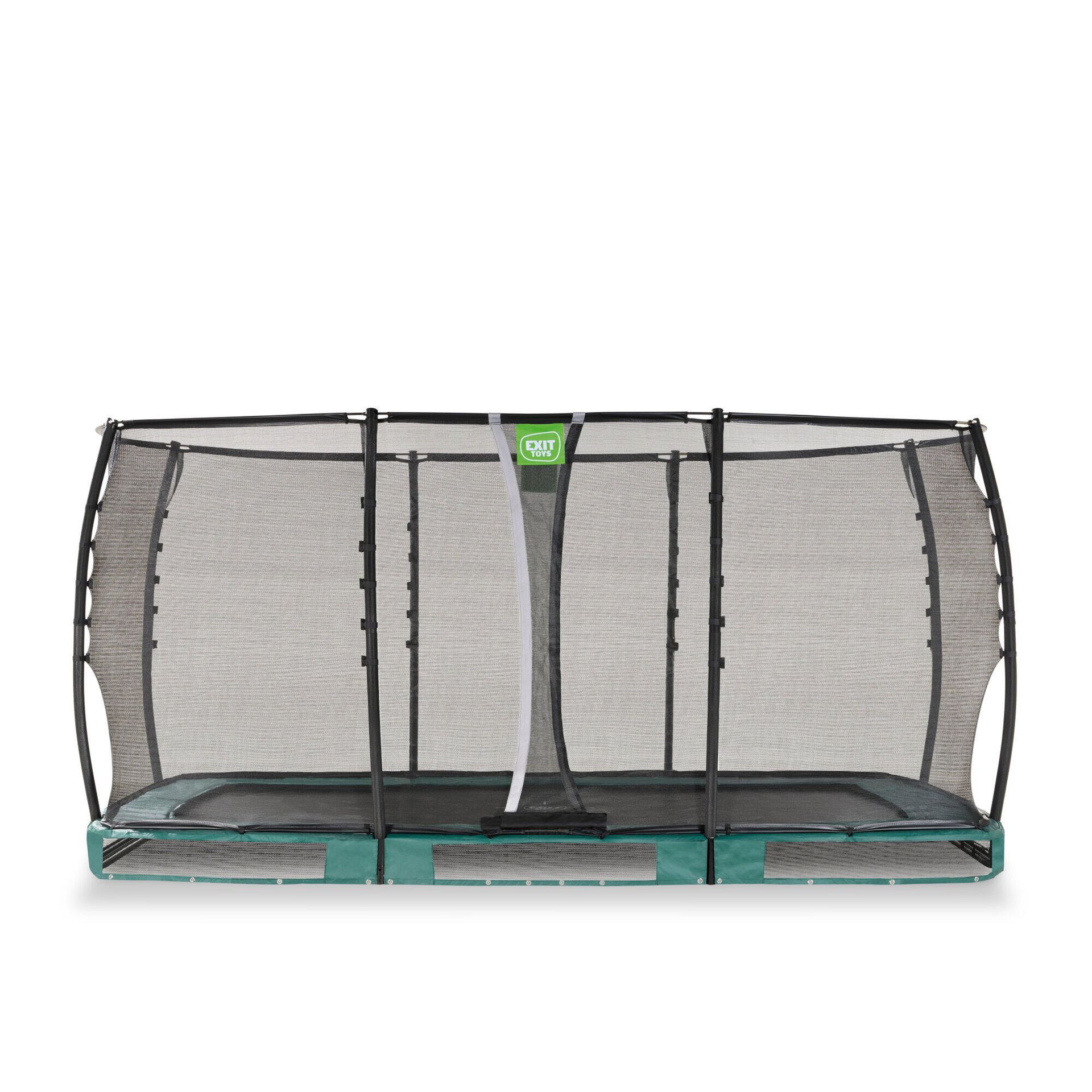 Exit Trampolina naziemna Allure Premium 244x427cm zielona