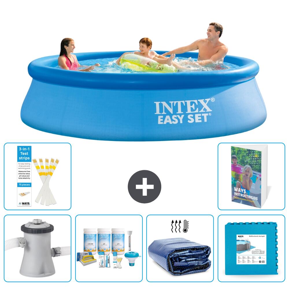 INTEX Basen Easy Set Okrągły - 305x76 cm - 7-częściowy S188