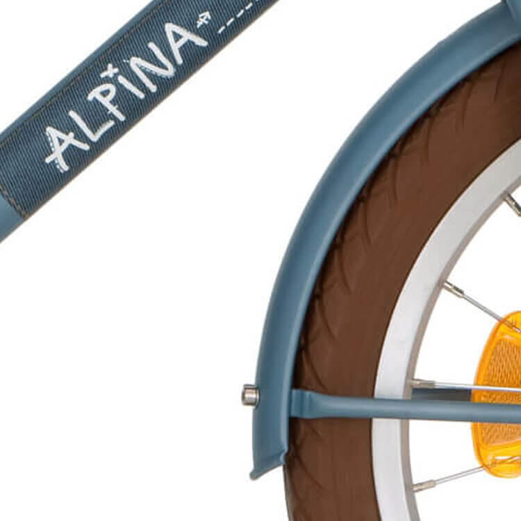 Zestaw błotników Alpina 18 Cargo kredowy niebieski mat