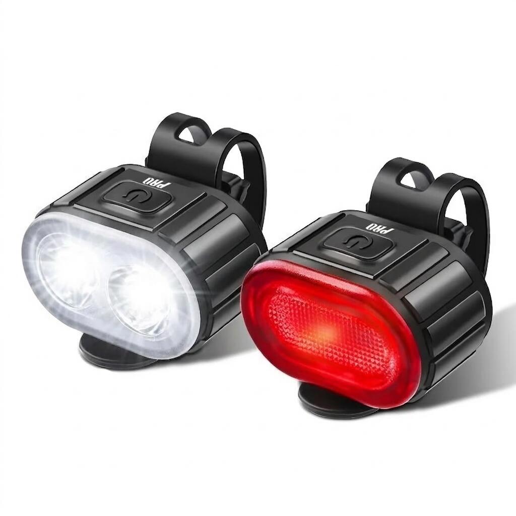 Zestaw świateł rowerowych o mocy 200 i 50 lumenów