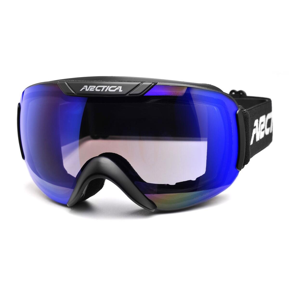 Arctica G-117A Gogle narciarskie, snowboardowe, Bezramkowe, Antifog, Revo G117A