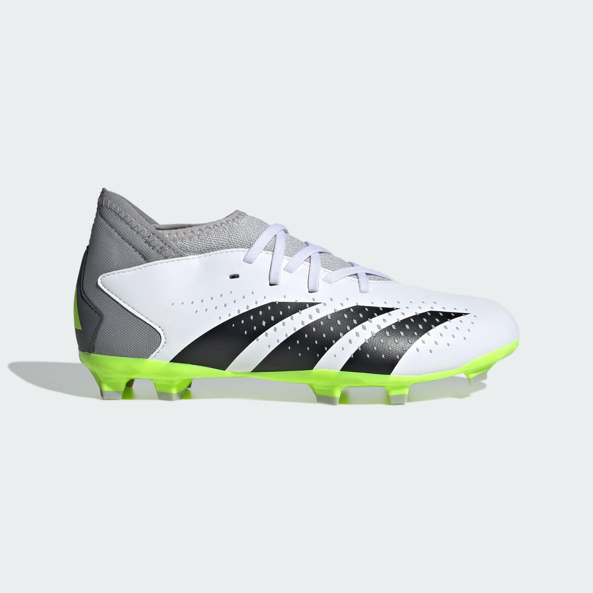 Buty piłkarskie dla dzieci adidas Predator Accuracy.3 FG biało-szare IE9504