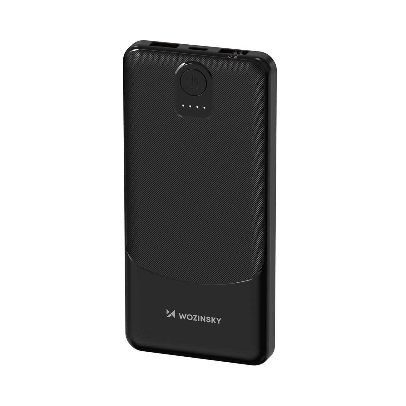 Powerbank Wpower WPBBK-2 10000mAh USB-A USB-C - czarny