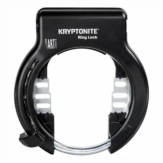 KRYPTONITE ring Lock koło nie zusammenfaltbares Cylidner zapięcie rowerowe dorosłych uniseks, czarny GK002239