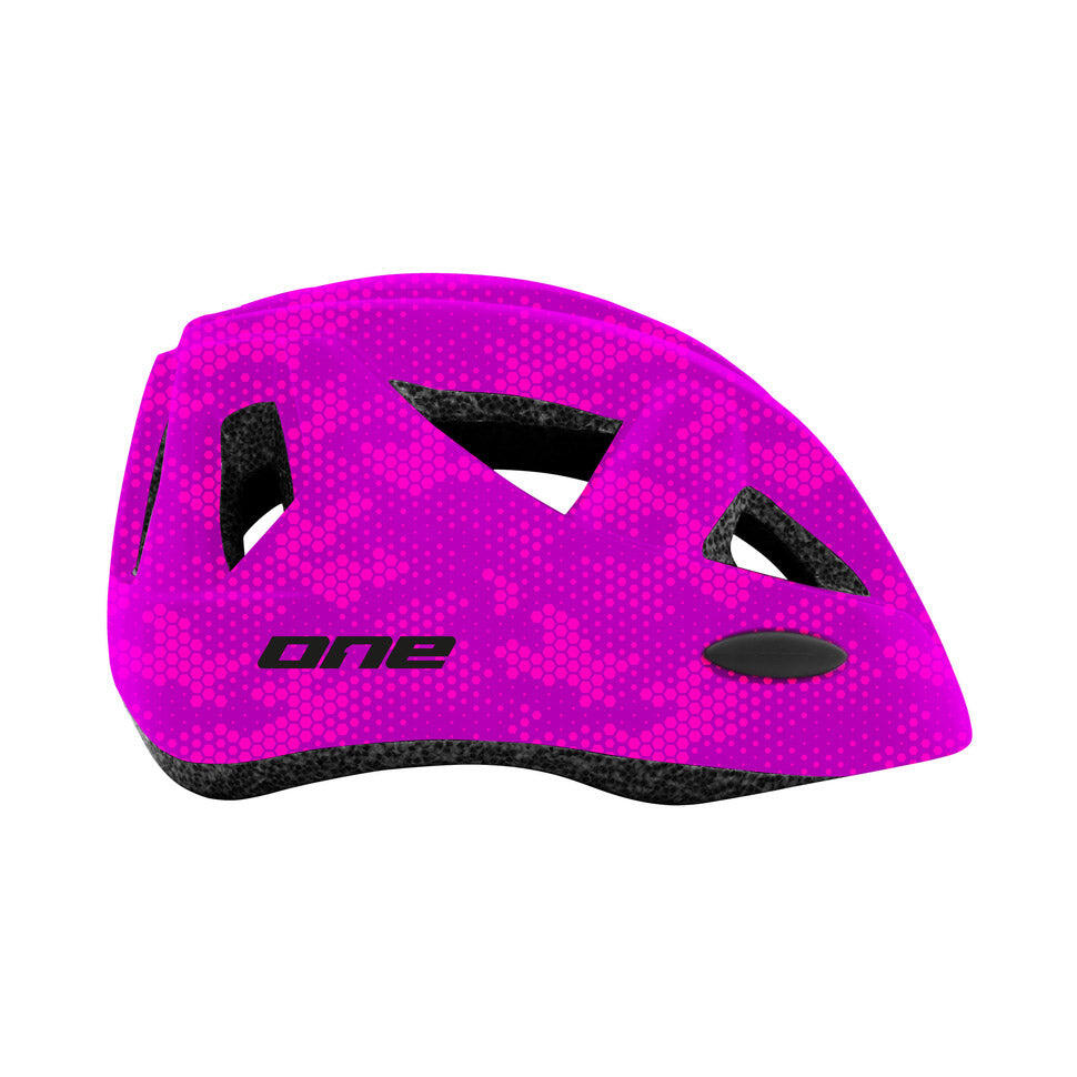 Kask dziecięcy One Racer S/M (52-56) różowy