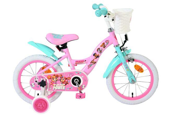 Rower dziecięcy Paw Patrol 14 inch dla dziewczynek, różowy
