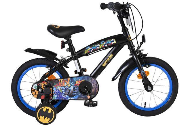 Rower dziecięcy Batman 14 cali, chłopięcy, czarny, dwa hamulce ręczne