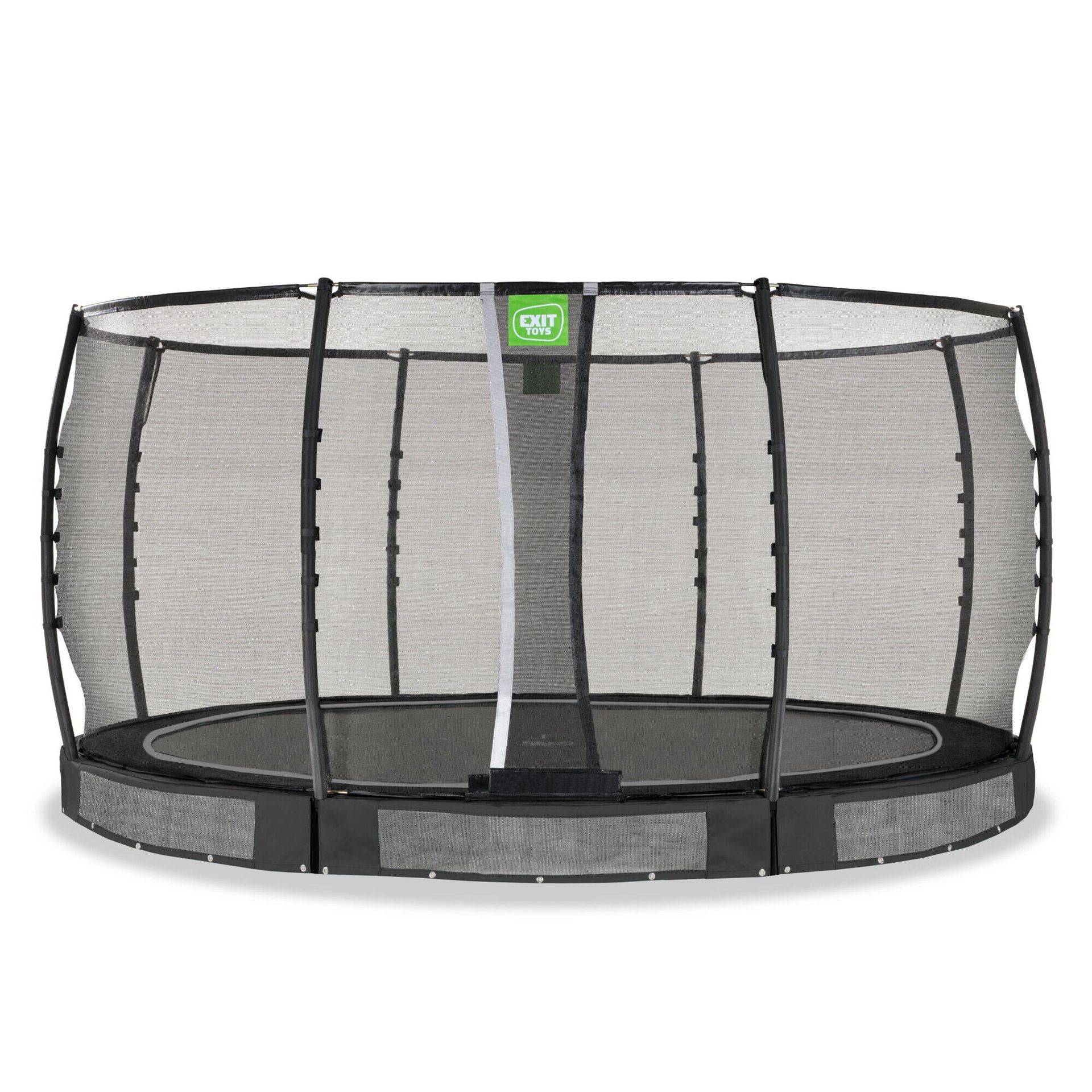 Exit Trampolina naziemna Allure Premium ø427cm czarna