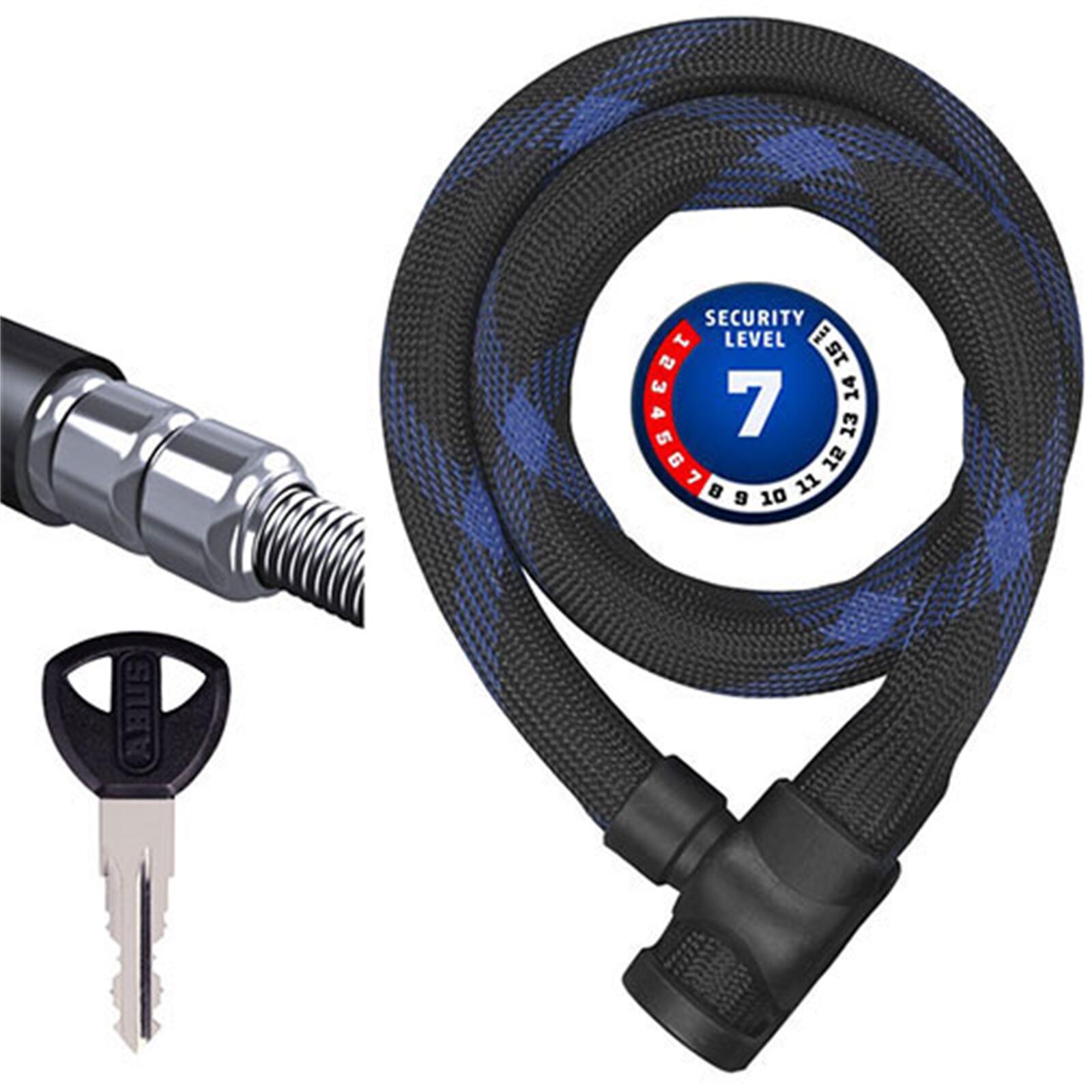 Abus Zapięcie Ivera Steel-O-Flex 7200 czarny / Rozmiar: 85 cm 55137