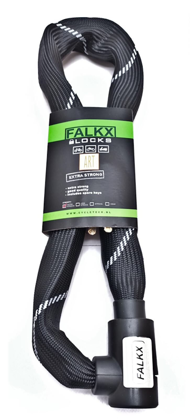 Falkx Iceman 8/900 zamek łańcuchowy czarny