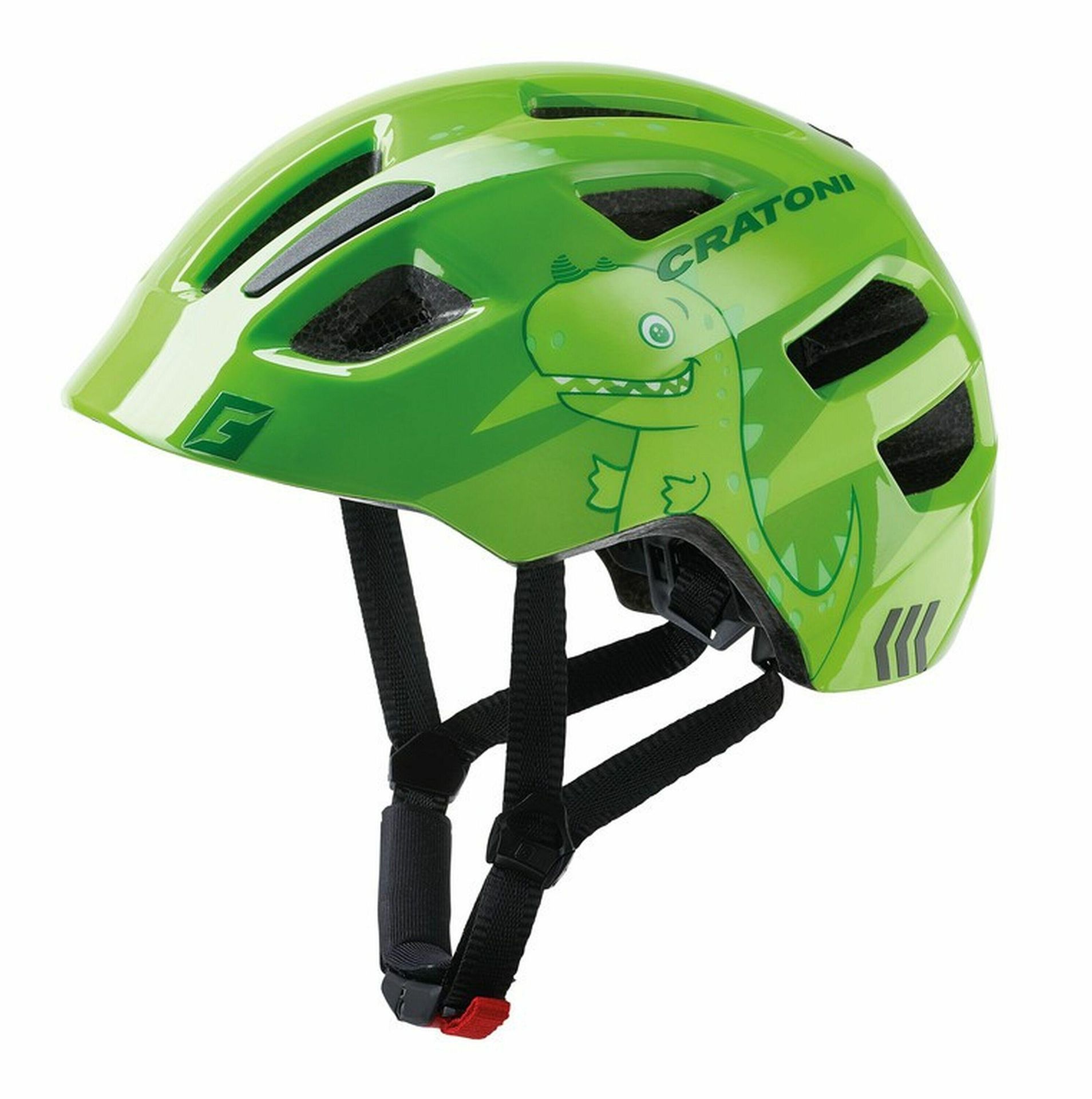 Cratoni Maxster Kask Dzieci, dino/green gloss XS/S | 46-51cm 2020 Kaski dla dzieci 2015066400