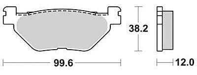 Klocki hamulcowe TRW MCB722