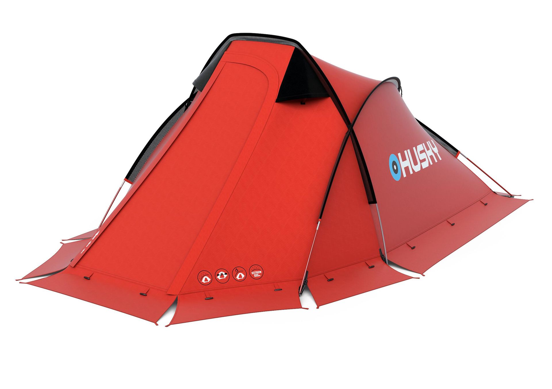Ultralekki namiot Husky Flame 1 Kolor: czerwony