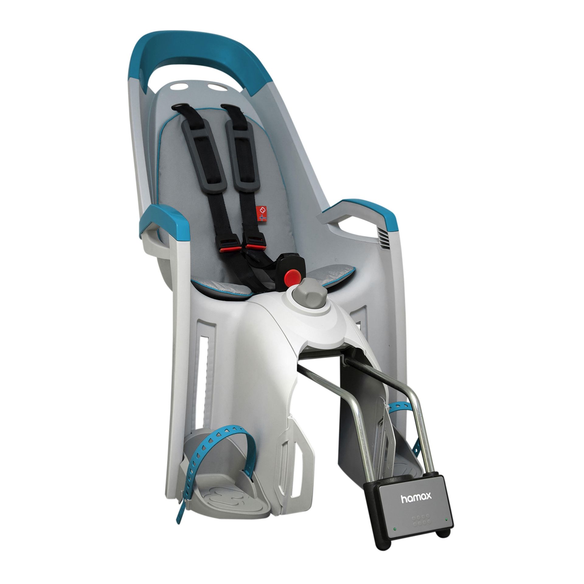 Hamax Siedzisko na rower Amaze szary/Petrol Reflex